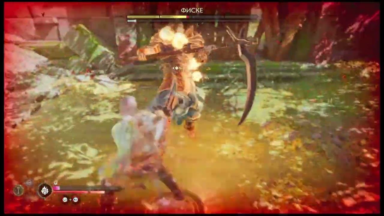 God Of War. Ragnarok. Босс Фиске