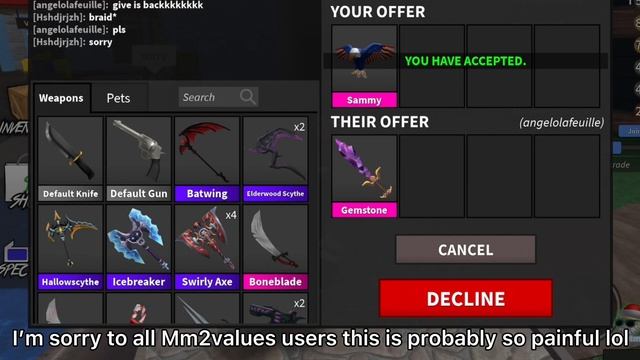 Chroma To Chroma Swirly Gun #3 (INSANE WINS) -Mm2 Trading Challenge смотреть онлайн
