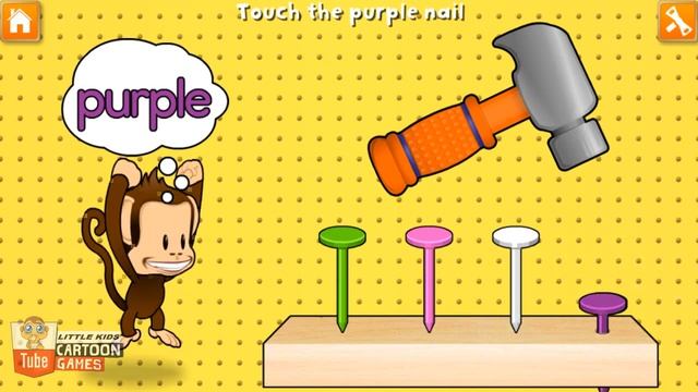 Fun Kids Colors Learning Video. Kids Learn Puzzles With Monkey Preschool. Game For Kids #LITTLEKIDS смотреть онлайн