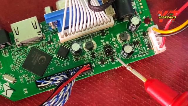 Mengatasi Led Tv Layar Putih Vcc Drop Hampir Terkecoh!!
