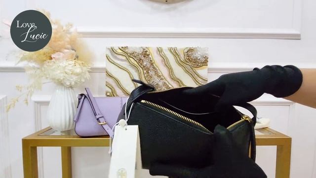 THE BAG REVIEW: TORY BURCH MCGRAW WEDGE IN BLACK AND CATMINT COLOR | WHAT FITS INSIDE | WHEN WORN смотреть онлайн