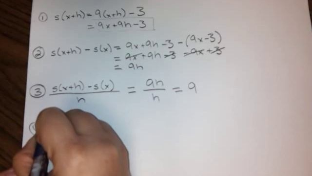 (HW7,#3) The four-step process for s(x) = 9x - 3 смотреть онлайн
