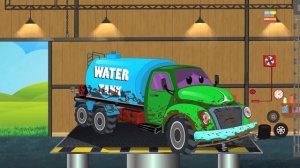 baby's truck visits the car wash in this cartoon car vehicle video for children by Kids Channel