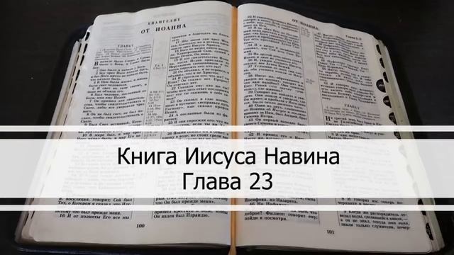 Чтение Библии на 16 Апреля: Псалом 106, Евангелие от Луки 18, Иисус Навин 23, 24 смотреть онлайн