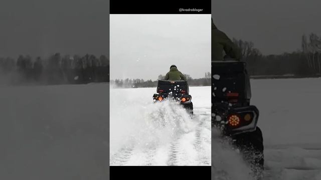 AODES 1000 DRIFT по льду #atv #квадроциклы #aodes смотреть онлайн