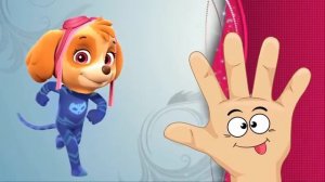 Герои в масках Щенячий Патруль ПРЕВРАЩЕНИЕ Новые Серии Песня Семья Пальчиков на русском 20