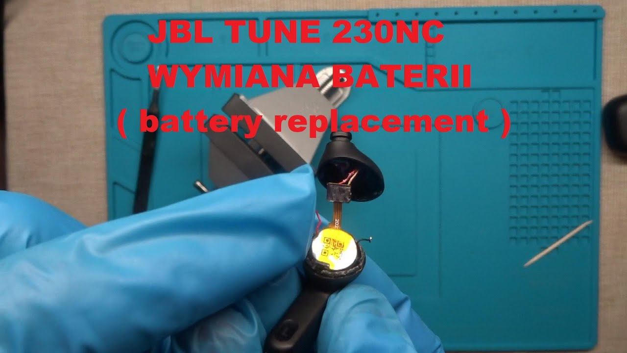 JBL TUNE 230NC wymiana baterii ( battery replacement ) смотреть онлайн