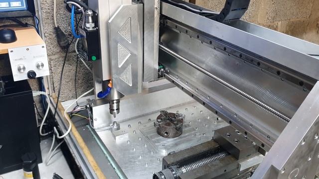 Test Toolchange 4.5kw BT30 ATC Spindle On My DIY CNC