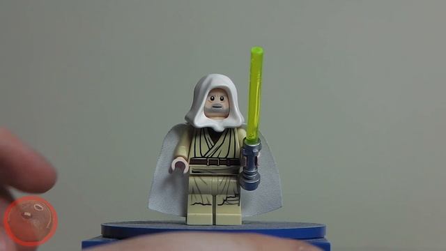 (Spoiler)lego star wars The Force Awakens luke skywalker minifig M.O.C review смотреть онлайн