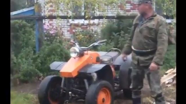 самодельный квадрик и на охоту. смотреть онлайн