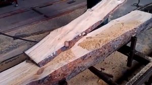 Дисковая пилорама Лесник 450, распиловка доски