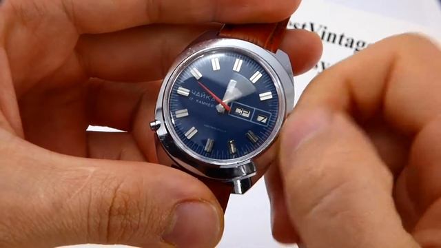 Hands-on video Review of Chaika Fabulous Soviet Watch From 70s смотреть онлайн