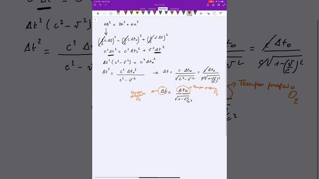 5_Dimostrazione formula “Dilatazione relativistica dei Tempi” смотреть онлайн