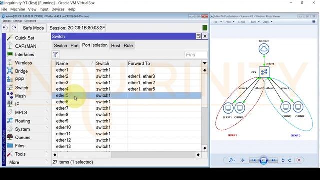 Port Isolation in MikroTik смотреть онлайн