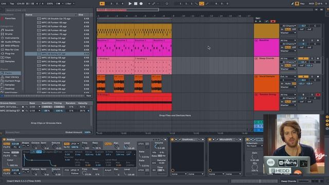 How To Make House Music | Ableton Live Music Production Tutorial, with Justin Lewis Beck смотреть онлайн