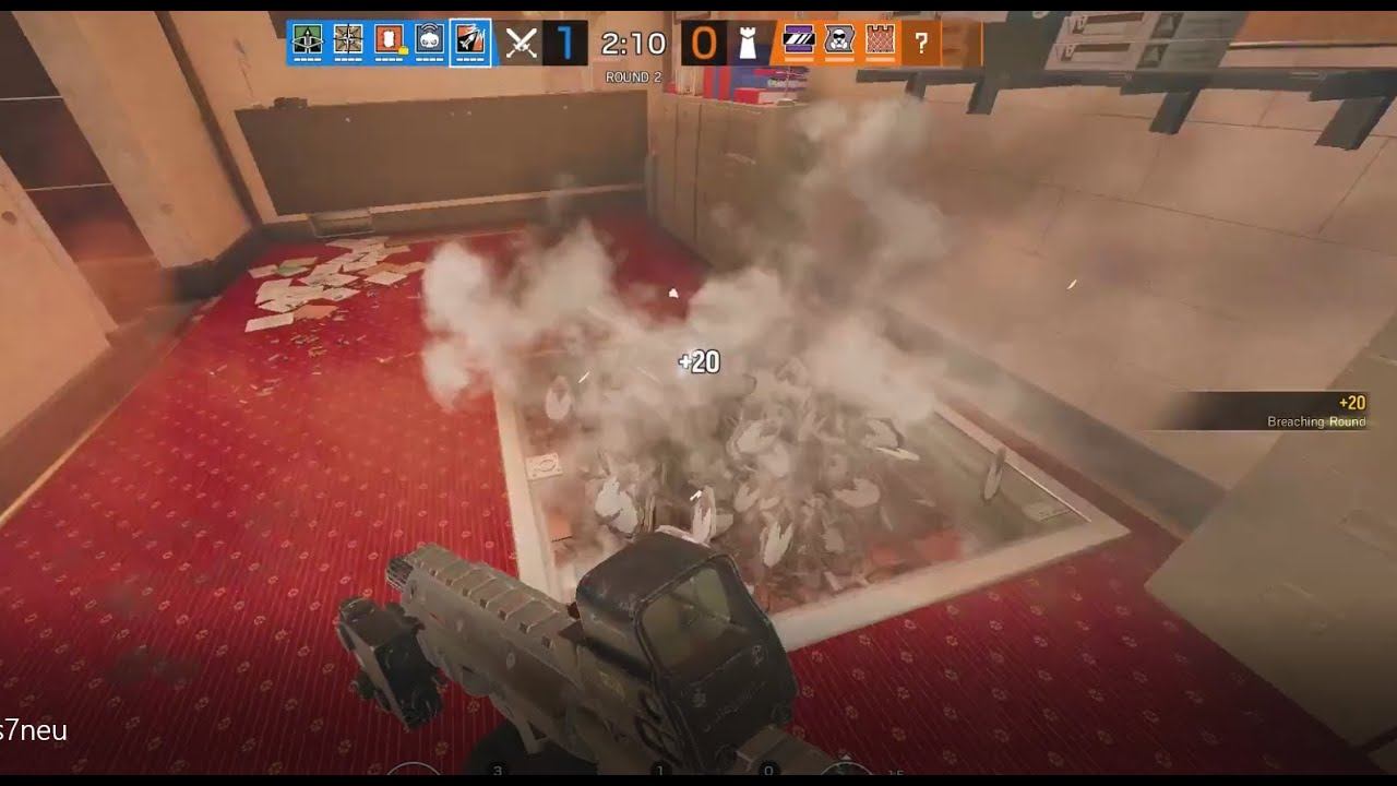 How to rush with Ash ! - rainbow six siege gameplay смотреть онлайн