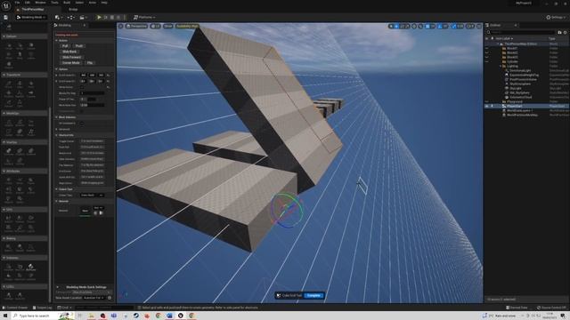 Unreal Engine 5 - Cube Grid Modeling Tool Tutorial (2023) смотреть онлайн