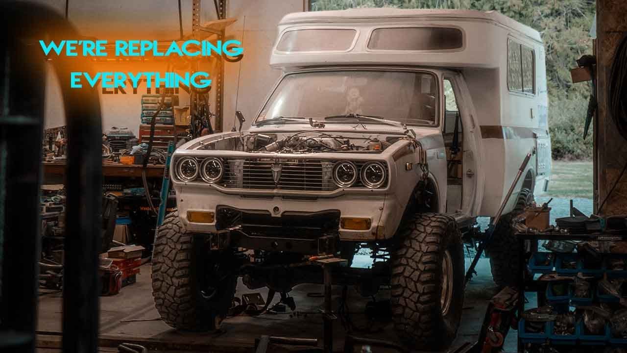 CUSTOM EVERYTHING on our 4x4 Land Cruiser CHINOOK | [Van Life] Inches closer. смотреть онлайн