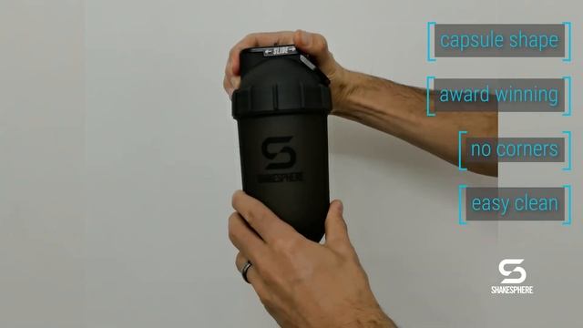 ShakeSphere Tumbler Original, Frosted Black, Black Logo Promo смотреть онлайн