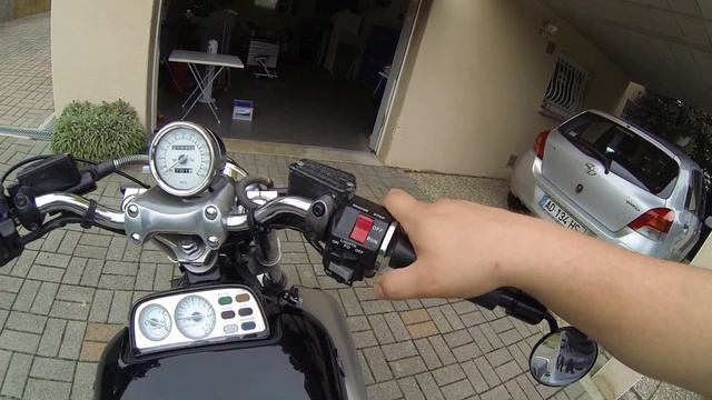 Yamaha VMAX 1200 - sound with LASER exhaust смотреть онлайн