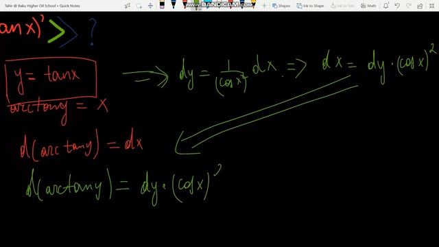 PROOF!!!! derivative of arctan(x) смотреть онлайн