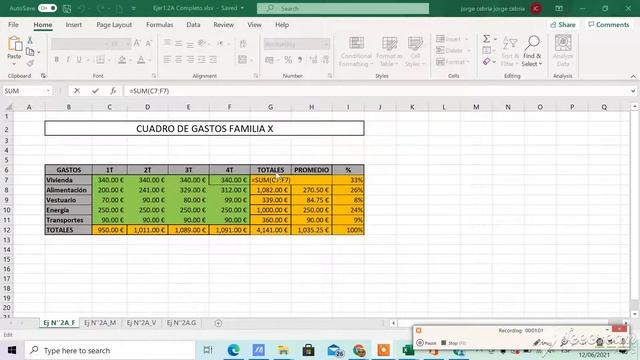 Ej 1 2A Excel смотреть онлайн