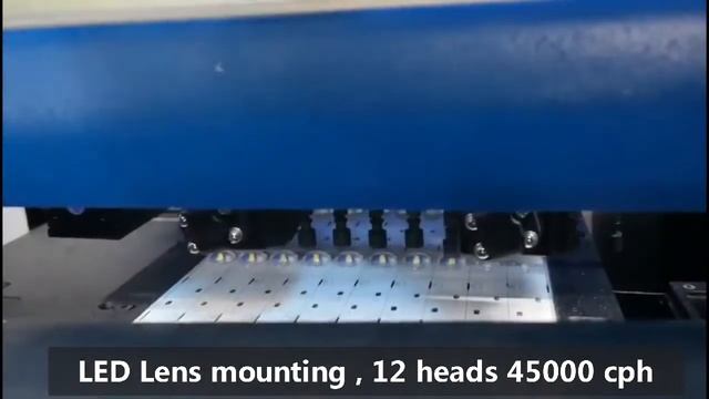 LED Lens mounting machine/pick and place machine смотреть онлайн