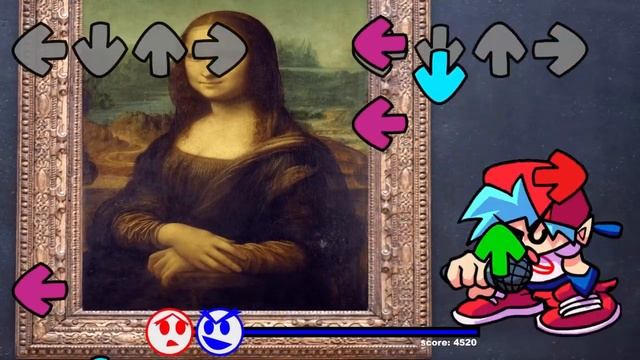 MONA LISA FRIDAY NIGHT FUNKIN MOD NEW PLAY TODAY🖼️🎨🎨🖼️🖌️ смотреть онлайн