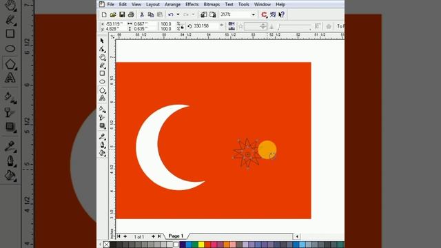 Corel drow Turkey flag make in Corel Drow 2021 Corel Drow 9 Turkey Baloch Graphic corel Turkey jada смотреть онлайн