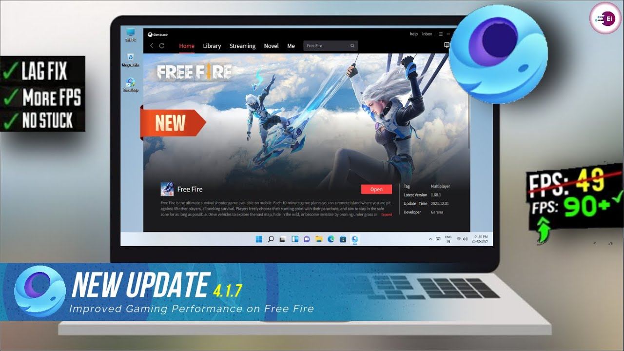 Gameloop Update 4.1.7 Improves Performance on Free Fire смотреть онлайн
