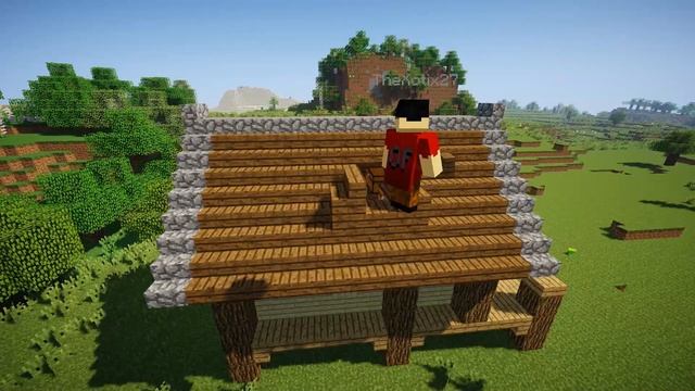 Minecraft | Tutorials | Starter | Plains biome house | 2 смотреть онлайн