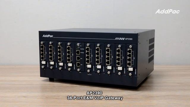 AP2390 Large Capacity 36 Port E&M VoIP Gateway(대용량 36 포트 E&M VoIP 게이트웨이) смотреть онлайн