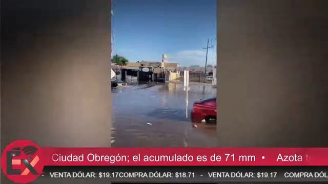 Azota tormenta a Ciudad Obregón; el acumulado es de 71 mm смотреть онлайн