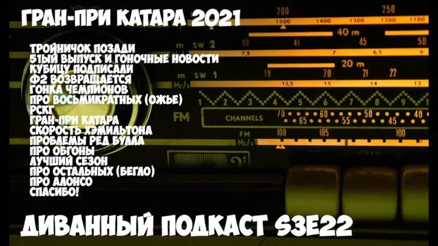 Диванный Подкаст S3E22 // Гран-При Катара 2021 и не только смотреть онлайн