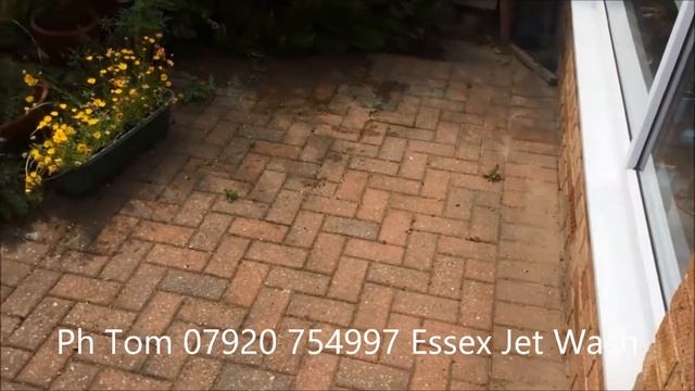 Driveway Patio Cleaning Transformation in Ramsden Heath Ph 07920 754997 Essex Jet Wash Pressure Cle смотреть онлайн