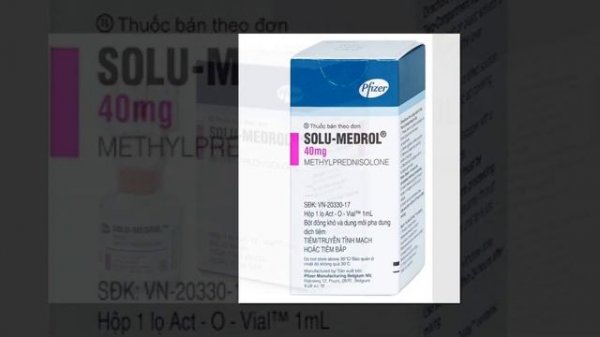 Solu - Medrol 40mg - Thuốc điều trị viêm khớp dạng thấp