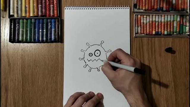 Рисуем Короновирус / Короновирус не пройдёт / coronavirus will not pass / Drawing Lesson смотреть онлайн