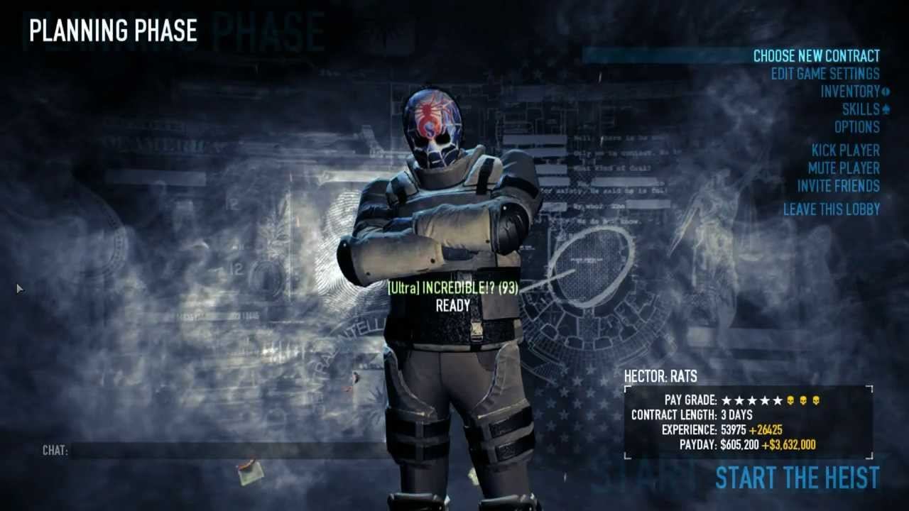 Payday 2 Rats Overkill Solo (speed run) смотреть онлайн