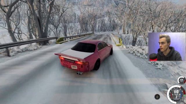 ДРИФТ В ГОРАХ СОЧИ ЗИМОЙ С ТРАФИКОМ В BEAMNG ! смотреть онлайн