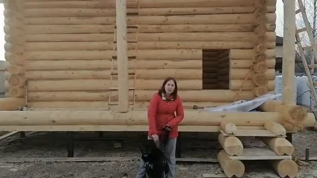 Апрель 2021. Видео отзыв большого сруба бани с фундаментом смотреть онлайн