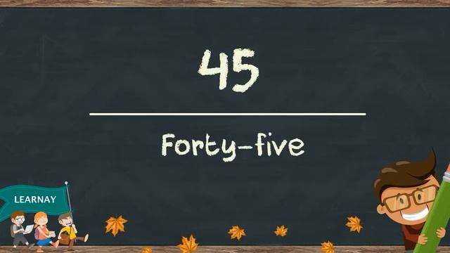 Learn number with spelling 40 to 50 | Learn to count & Spell | смотреть онлайн