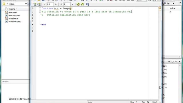 MATLAB programming - if structure смотреть онлайн