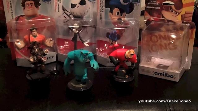 Nintendo Amiibo vs Disney Infinity FIGURE Comparison смотреть онлайн