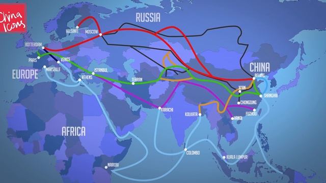 China's New Silk Road By Train | A 4K China Icons Video смотреть онлайн