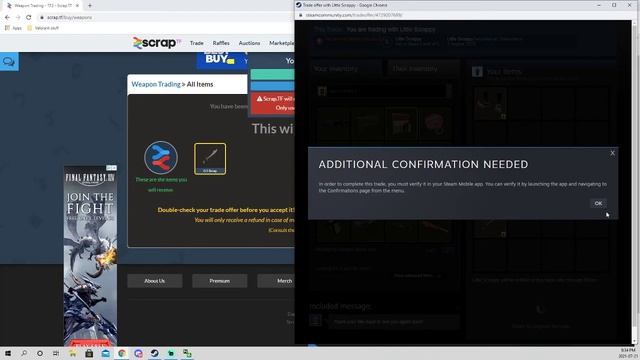 How To Trade In TF2 (scrap.tf)