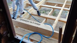 Сборка Каркасной стены. Строю Каркасный пристрой