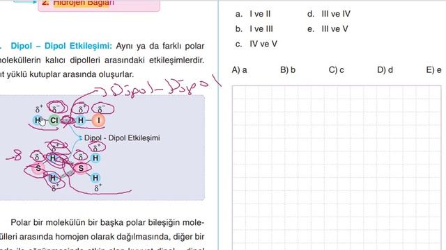 VAN DER WAALS ETKİLEŞİMLERİ (1- DİPOL-DİPOL) смотреть онлайн