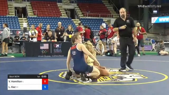 127 Lbs Consi Of 8 #1 - Valerie Hamilton, Illinois Vs Larissa Kaz, Wisconsin Ef3b смотреть онлайн
