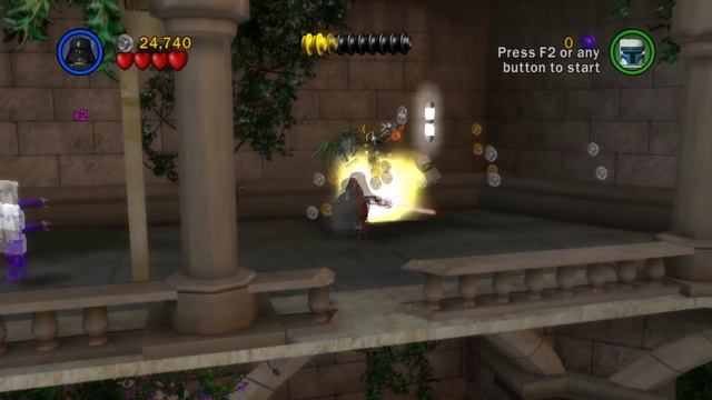 Let's Play Lego Star Wars: The Complete Saga - Ep 1 Ch 5 ~ Retake Theed Palace ~ Free Play 1 of 4 смотреть онлайн