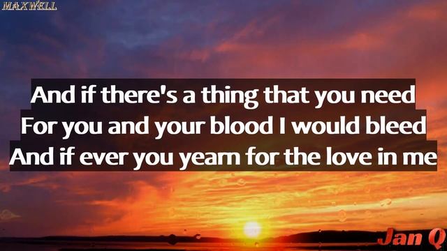 Maxwell - Whenever Wherever Whatever (Lyrics)